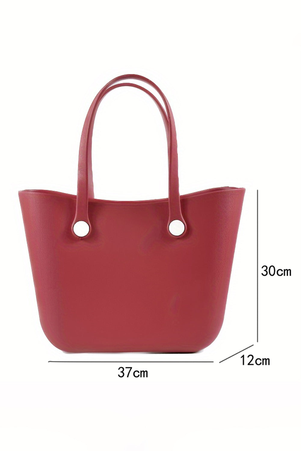 Pink Waterproof Eva Rubber Portable Tote Bag