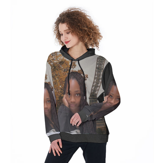 Maria All-Over Print Women's Heavy Fleece Hoodie