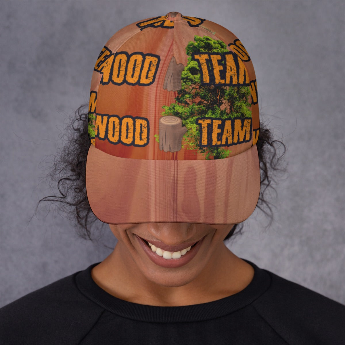 All-Over Print Peaked Cap