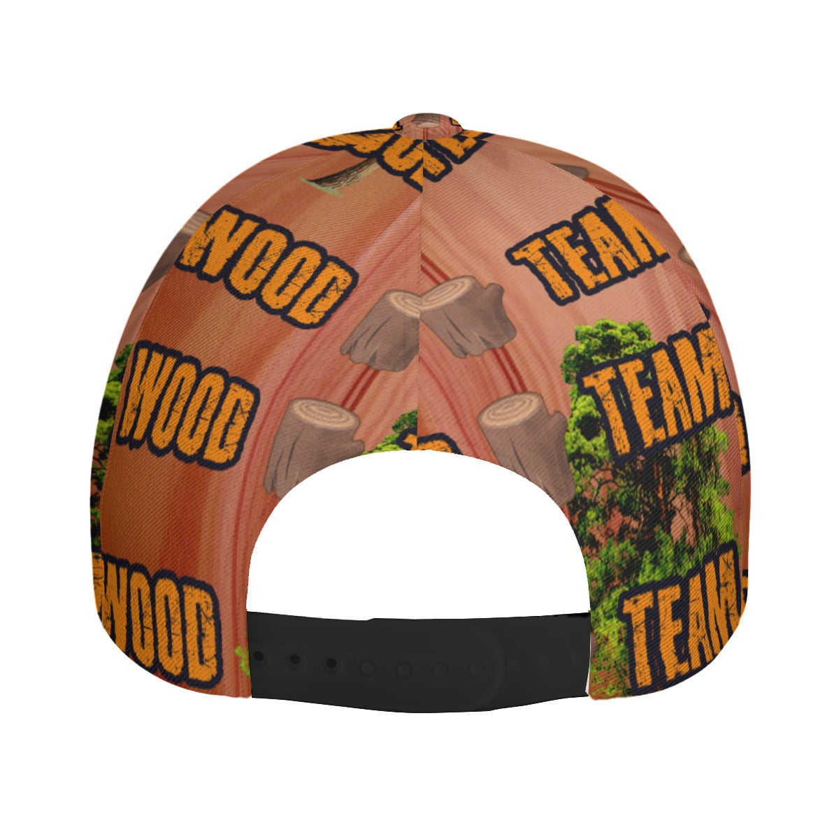 Rachvid Wears Wood Team All-Over Print Peaked Cap