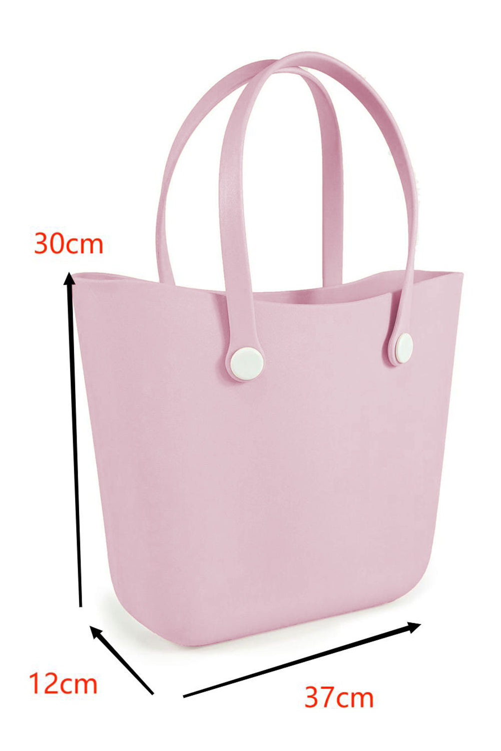 Pink Waterproof Eva Rubber Portable Tote Bag