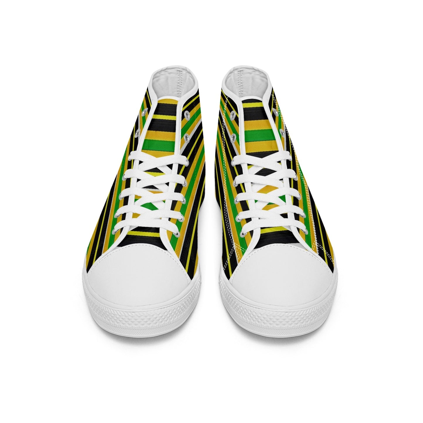 400. Rachvid Wears USA Oma-Igala New High-top Canvas Shoes - Tongue Printable