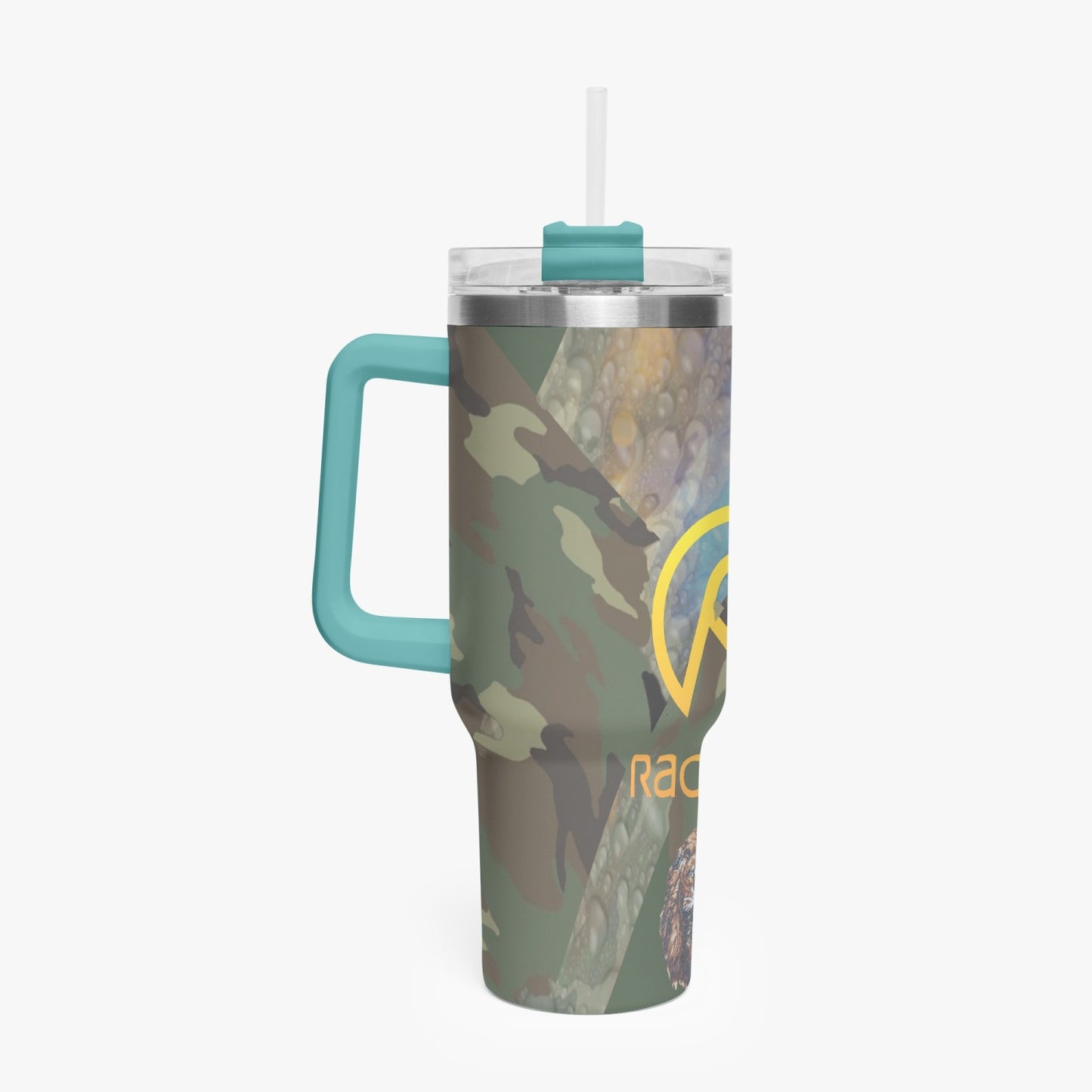 1102. Rachvid Camouflage 40oz Car Tumbler Cup