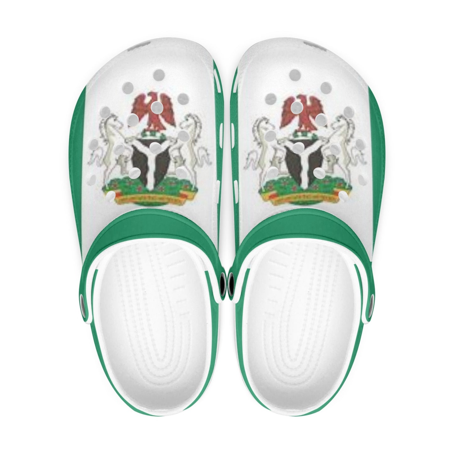 413.Rachvid Nigeria's Independence All Over Printed Clogs