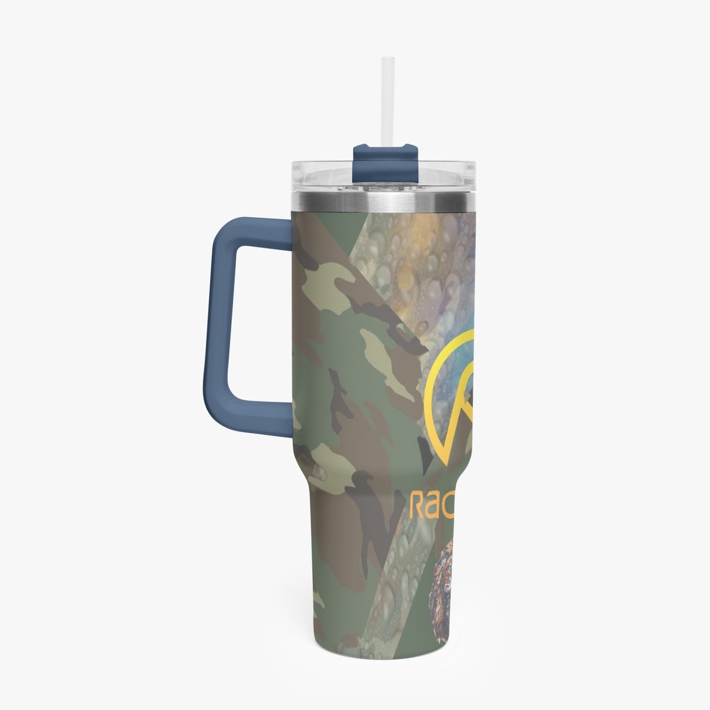 1102. Rachvid Camouflage 40oz Car Tumbler Cup