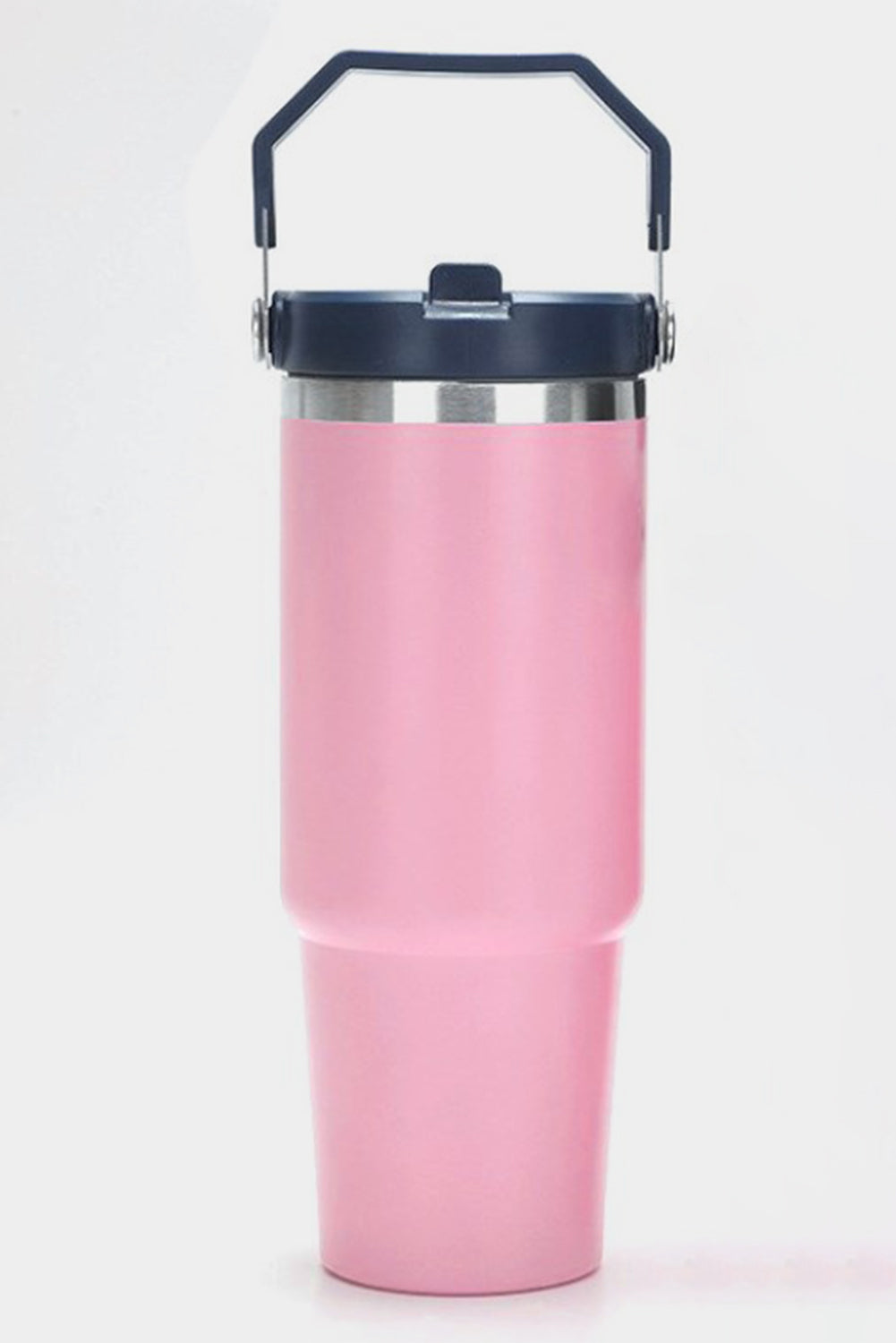 Black 304 Stainless Steel Double Insulated Tumbler with Straw