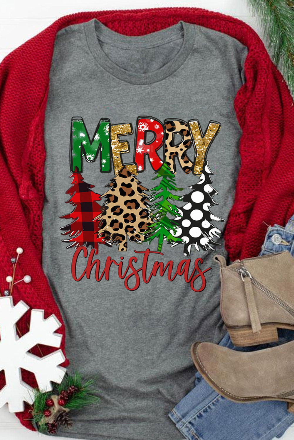 Santa Squad Christmas Graphic T Shirt