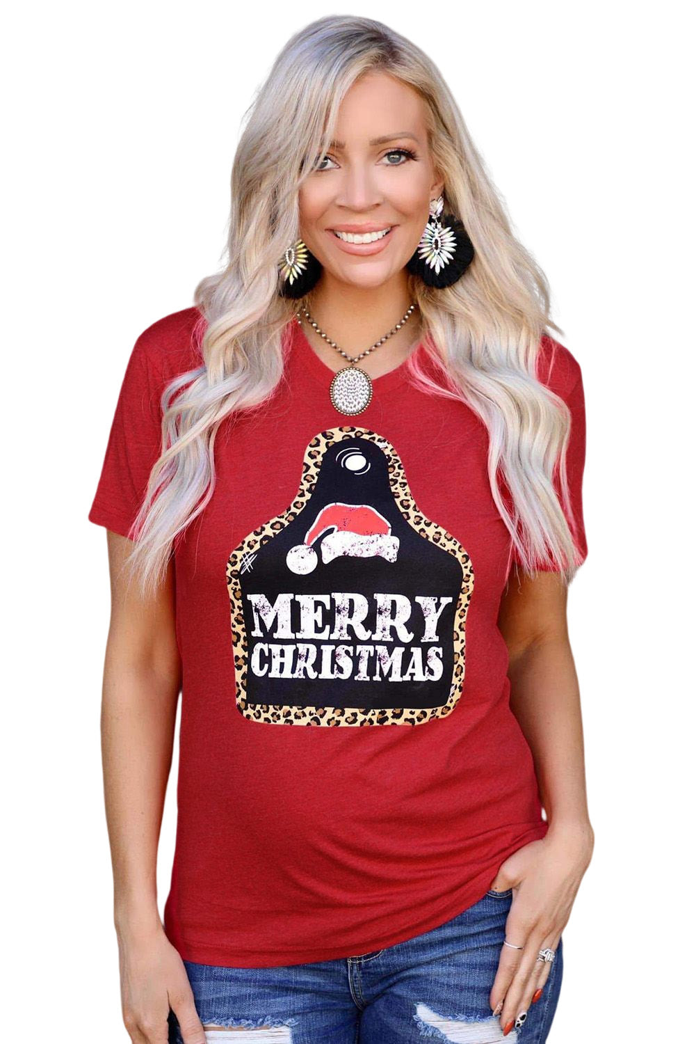 Santa Squad Christmas Graphic T Shirt