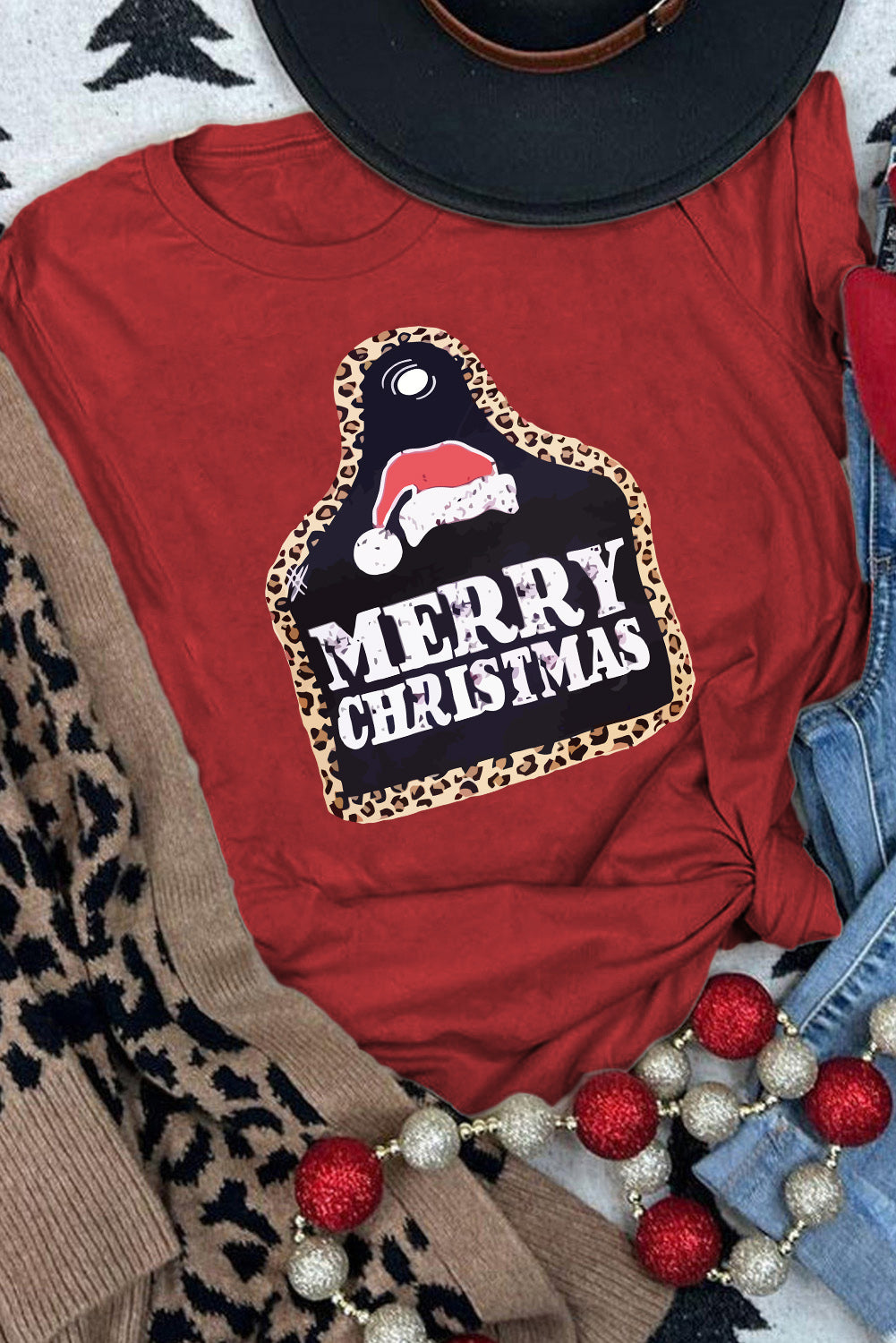 Santa Squad Christmas Graphic T Shirt