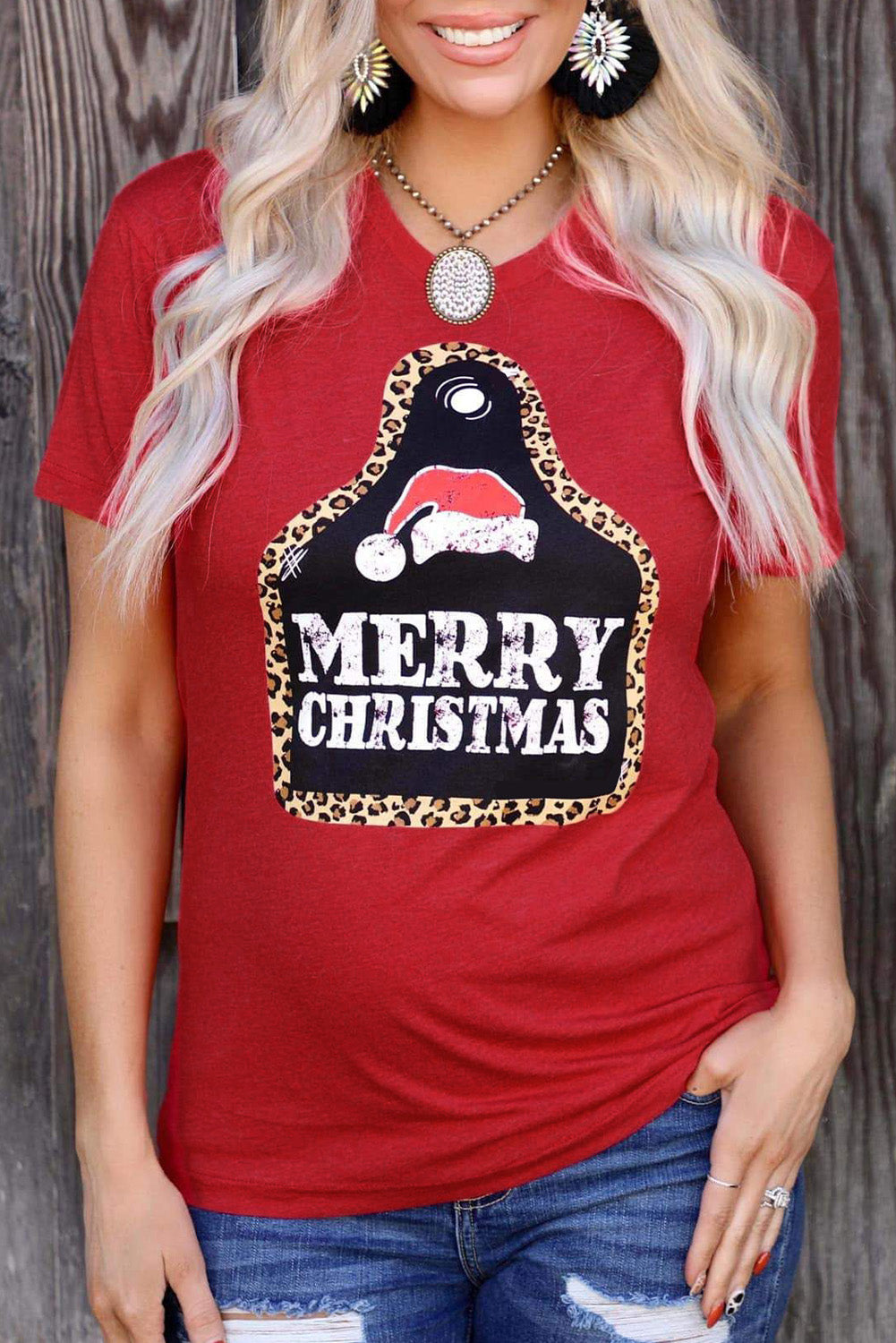 Santa Squad Christmas Graphic T Shirt