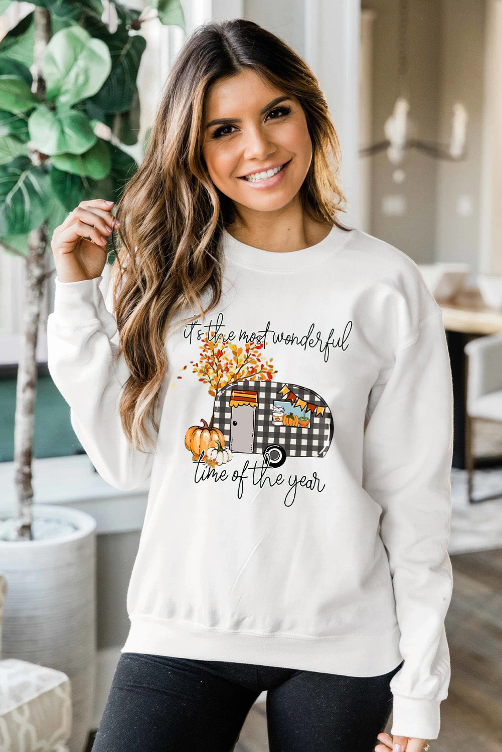 American Flag and Cheetah Print Lips Graphic Sweatshirt