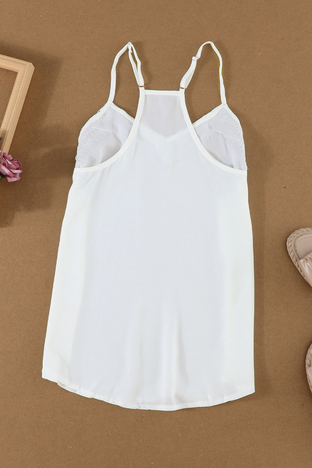 Sleeveless V Neck Tank Top for Women