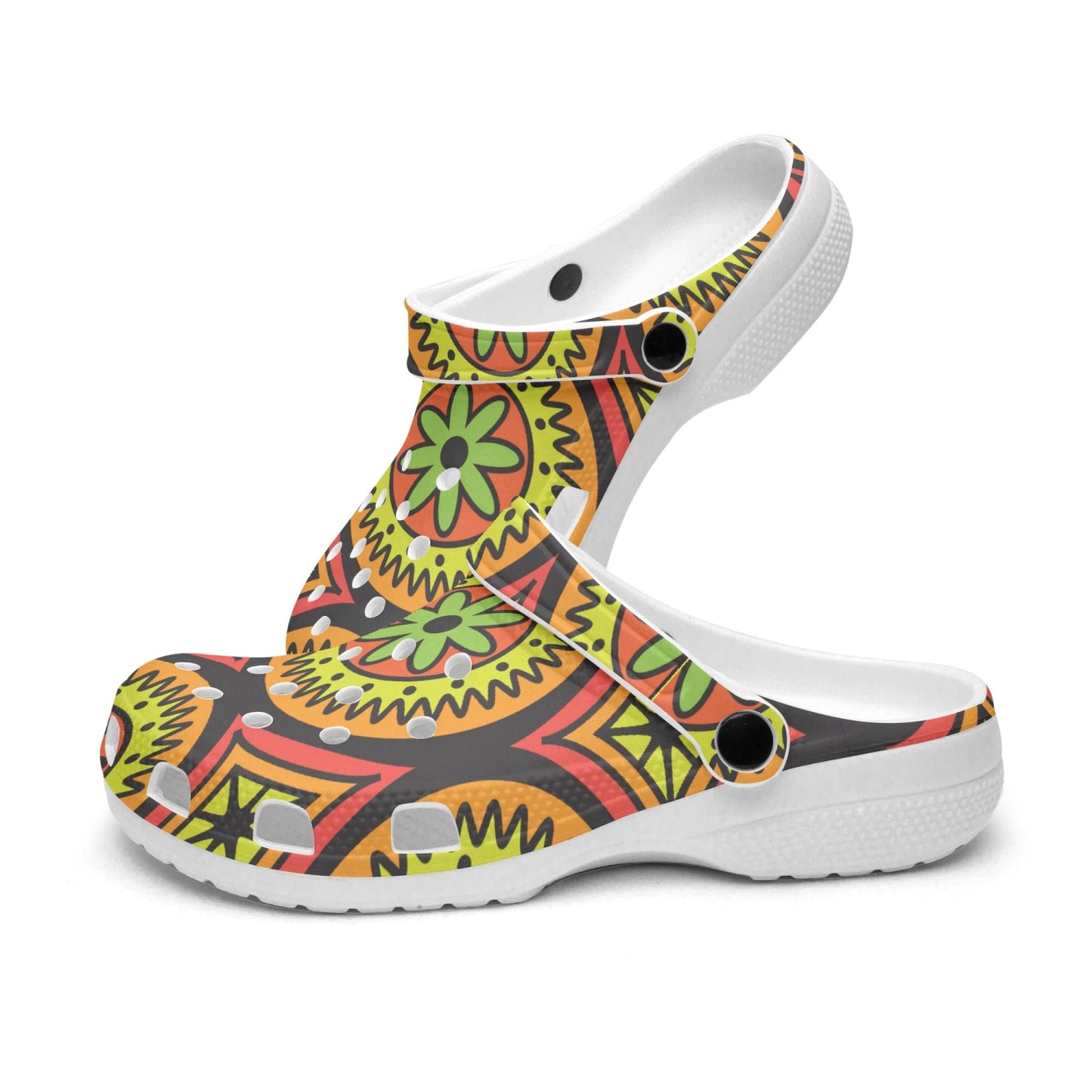 413. All Over Printed Clogs