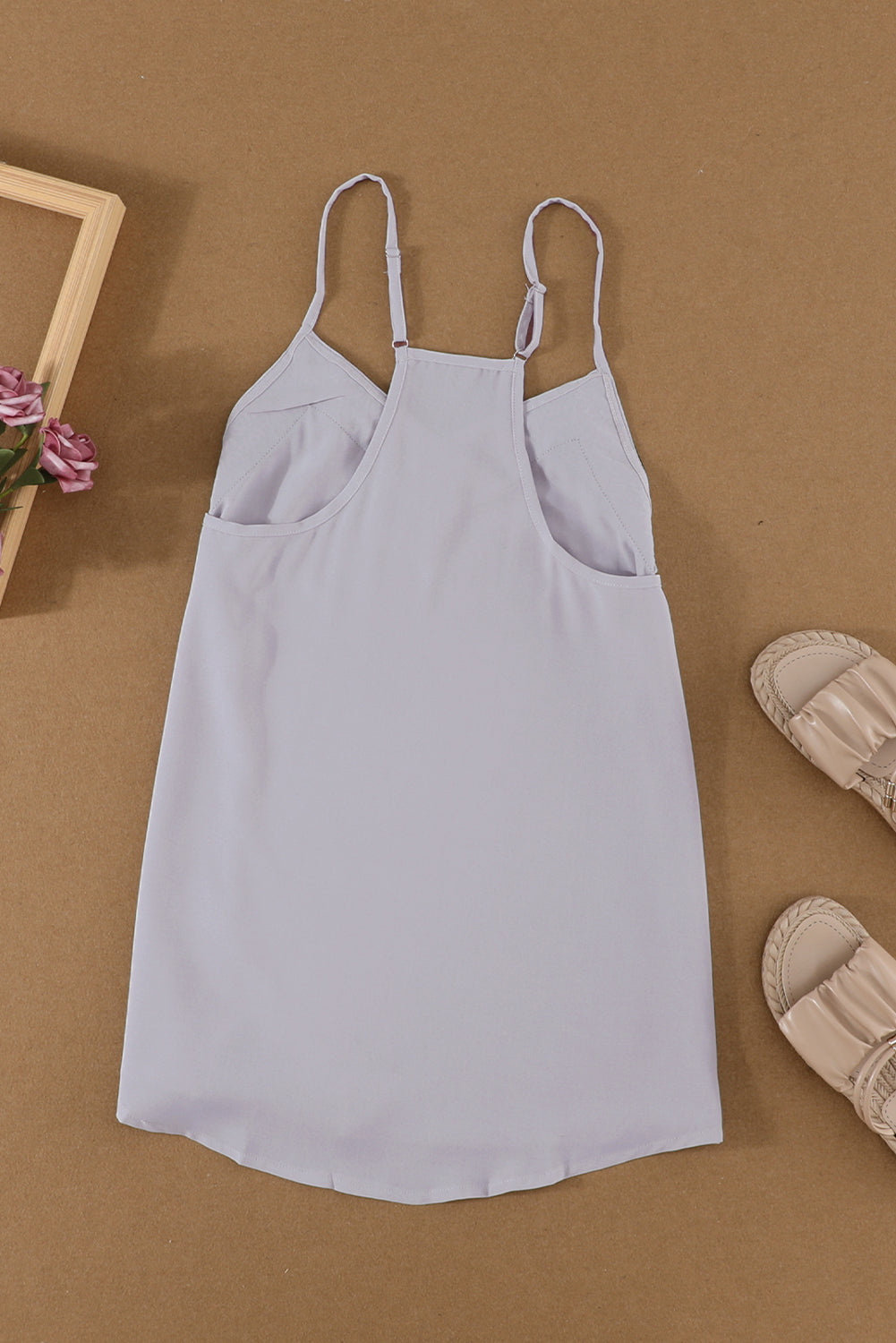 Sleeveless V Neck Tank Top for Women