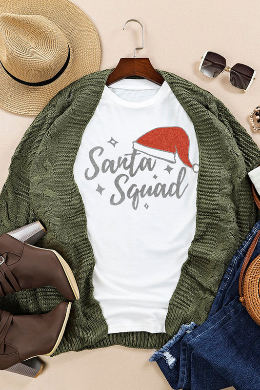 Santa Squad Christmas Graphic T Shirt