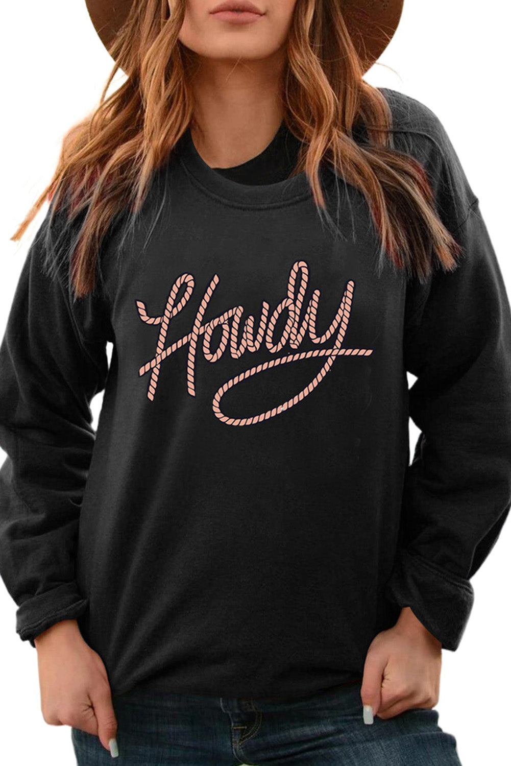 Howdy Comfy Pullover Sweatshirt for Women