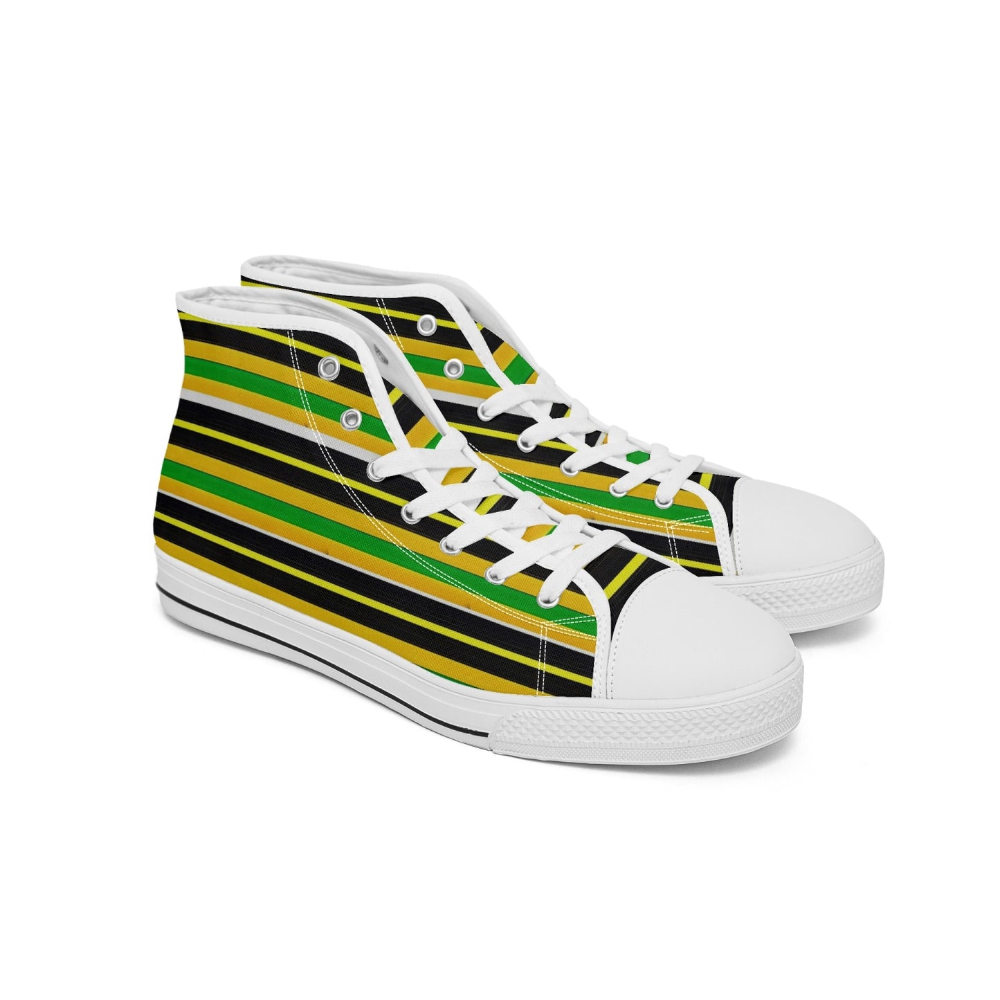 400. Rachvid Wears USA Oma-Igala New High-top Canvas Shoes - Tongue Printable