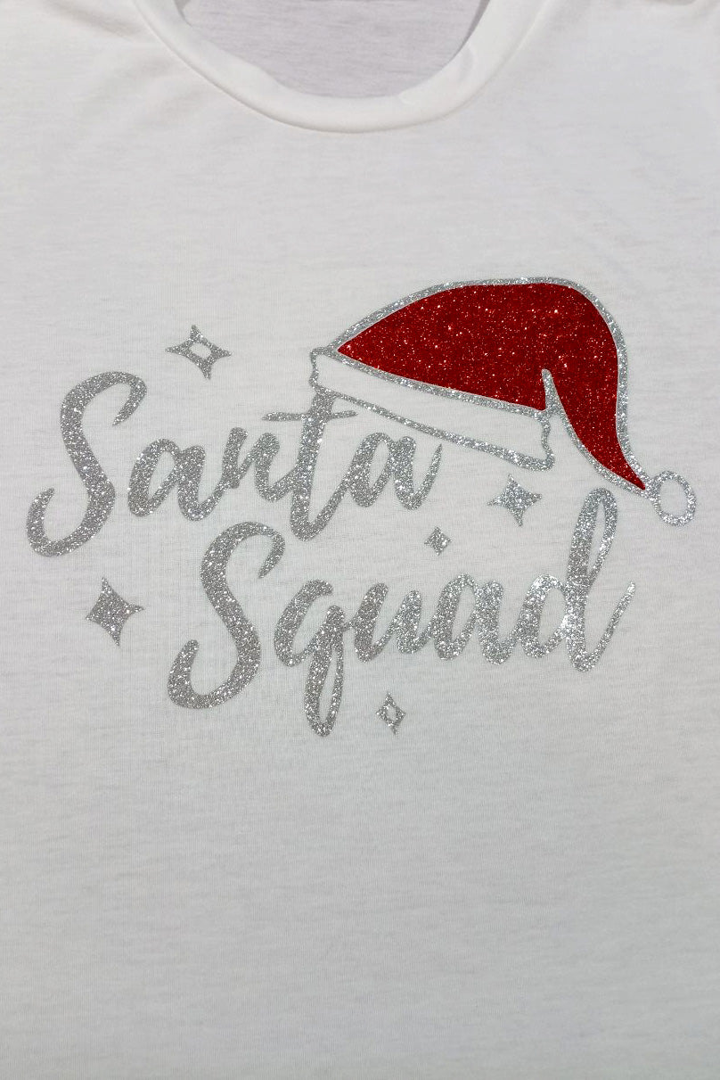 Santa Squad Christmas Graphic T Shirt